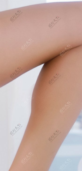 女性腿部特写摄影图片