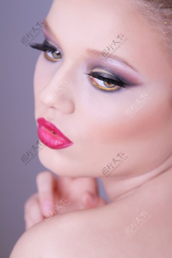 化妆模特美女图片