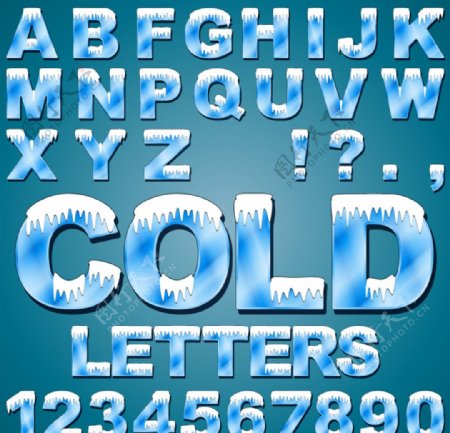 冰冻字母