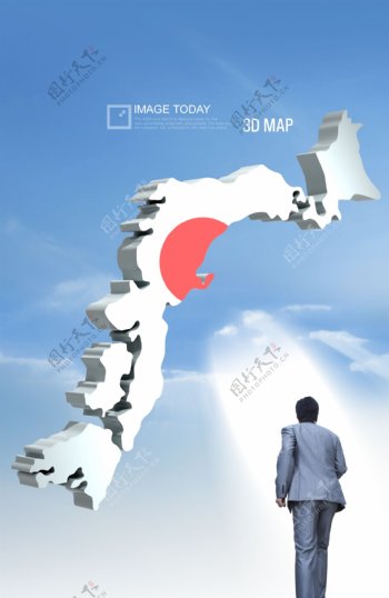 3D日本地图