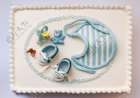 婴儿用品生日蛋糕图片
