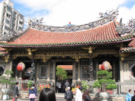 台湾建筑庙宇图片