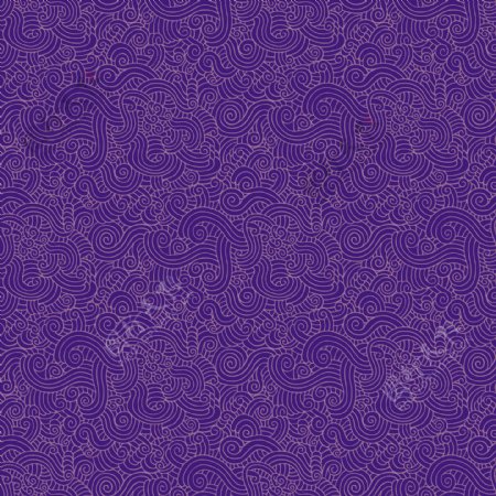 紫色的花模式
