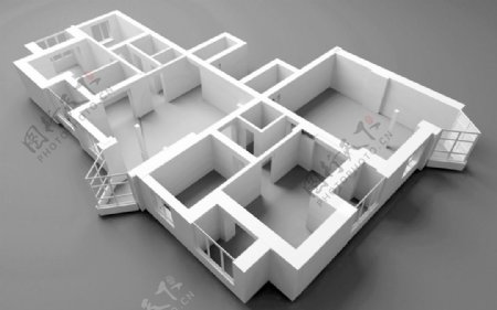房屋室内模型