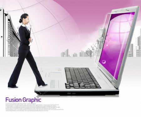 商务行业人物插图分层素材PSD格式0004
