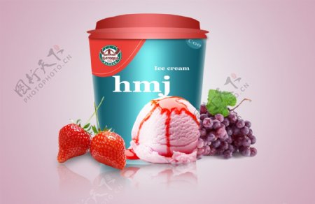 冰淇淋包装设计图片