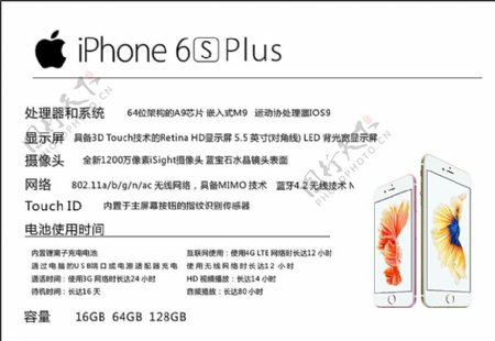 苹果6Siphone6s台卡图片