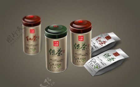 茶叶礼盒包装袋设计效果图片