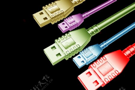 丰富多彩的USB电缆