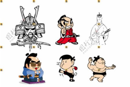 日本卡通武士