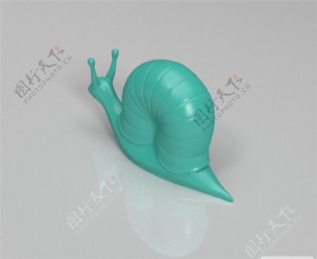 小蜗牛3D打印模型