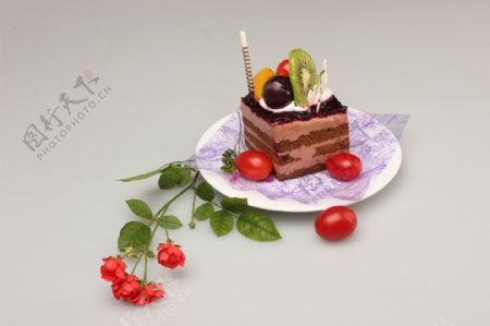 蛋糕水果产品摄影