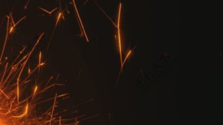 火花背景视频素材