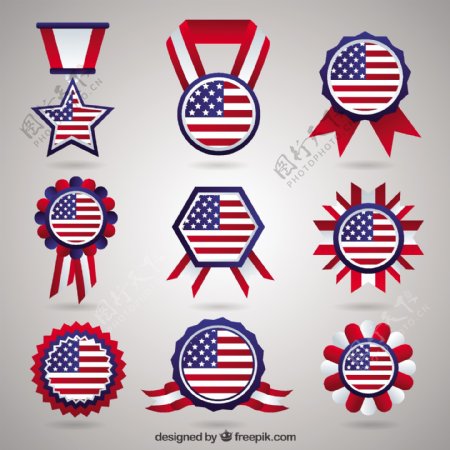 美国徽章包