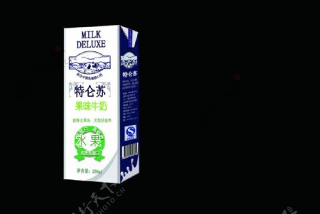 特仑苏牛奶系列包装果味牛奶