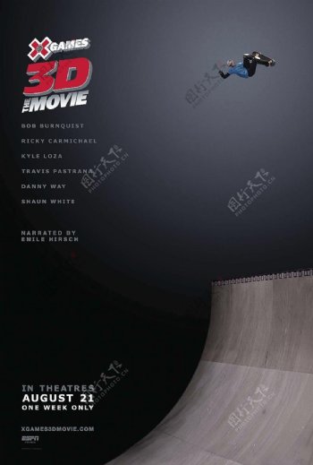 极限运动电影3D海报