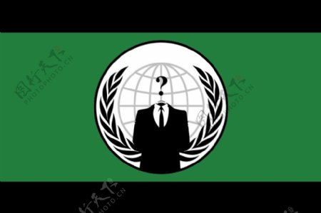 匿名的旗帜