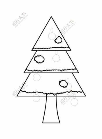 圣诞树的绘制形状