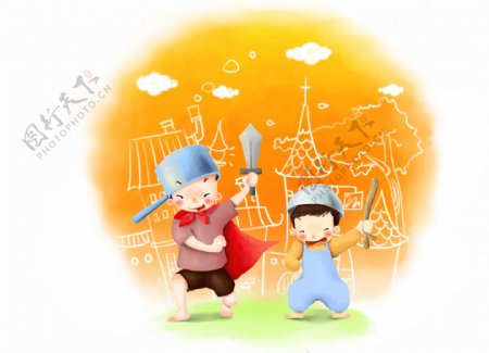韩国儿童插画6图片