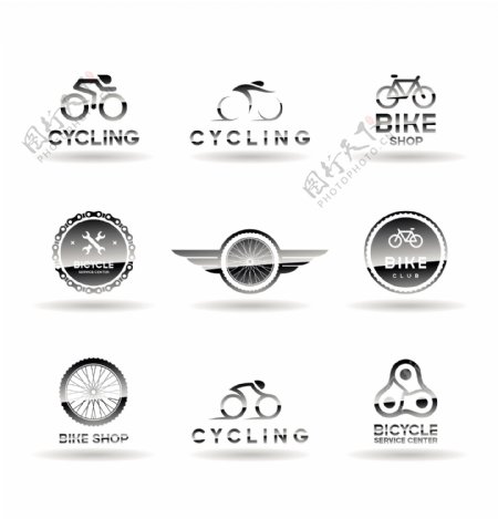 自行车主题logo设计