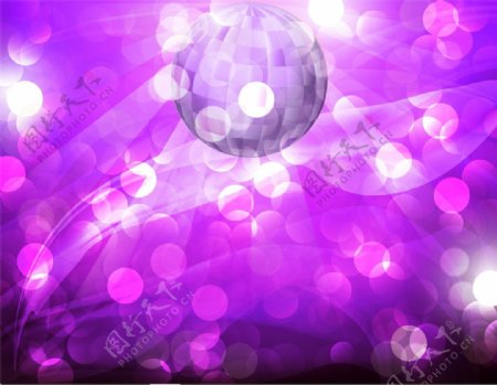 紫色梦幻背景设计图片1