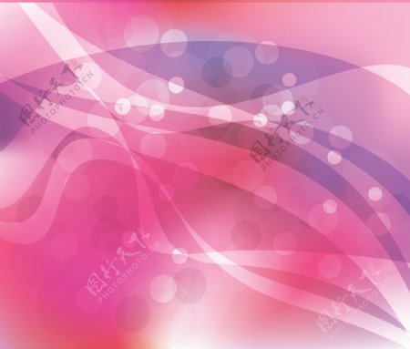 粉红紫色抽象设计元素图形
