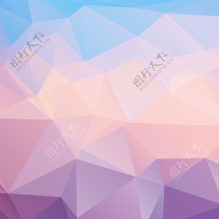 粉红色的plygonal背景