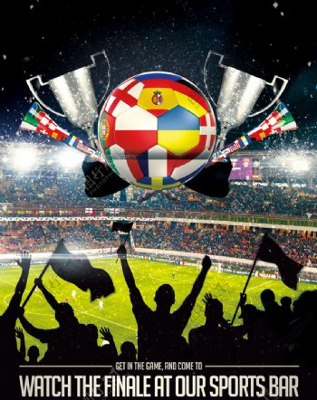 激情世界杯海报设计PSD素材