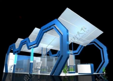 科技展厅设计3D模型