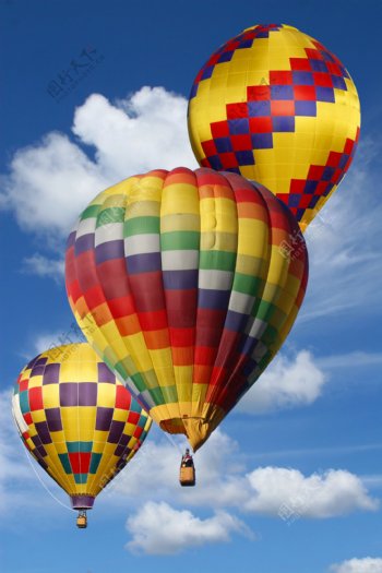 彩色热气球摄影图片