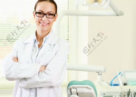 牙科医生职业女性图片