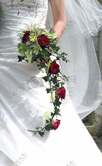 新娘手中的捧花