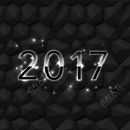 抽象背景2017新年素材
