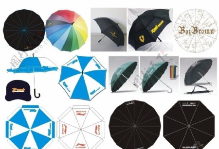 雨伞帽子素材集合