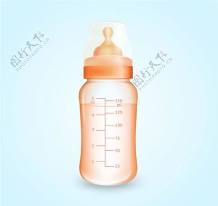 婴儿奶瓶矢量素材下载