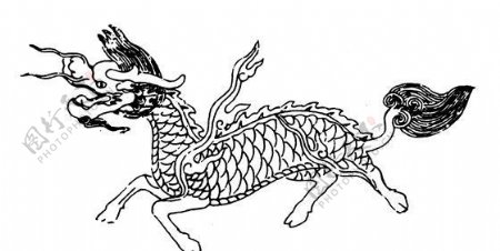 元明时代矢量版画古典图案矢量中华五千年AI源文件0463