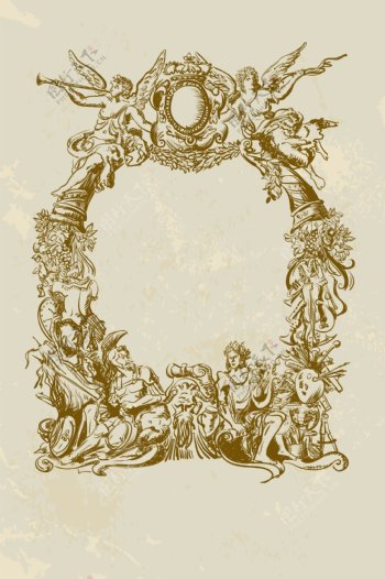 维多利亚时代的纹章框架