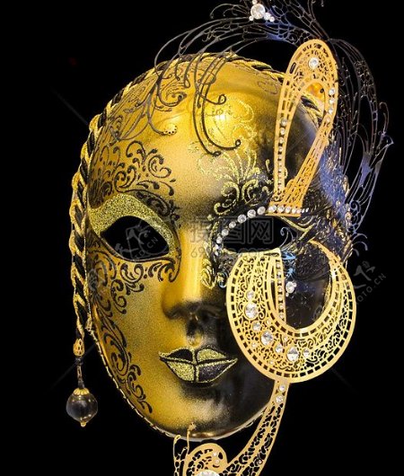 美丽的黄金面具