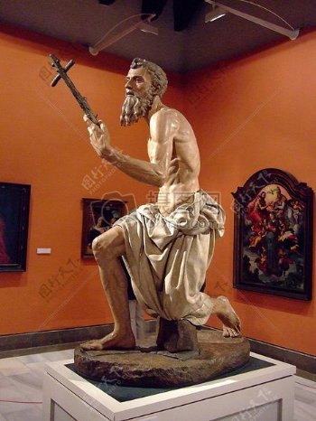圣热罗尼莫的雕像