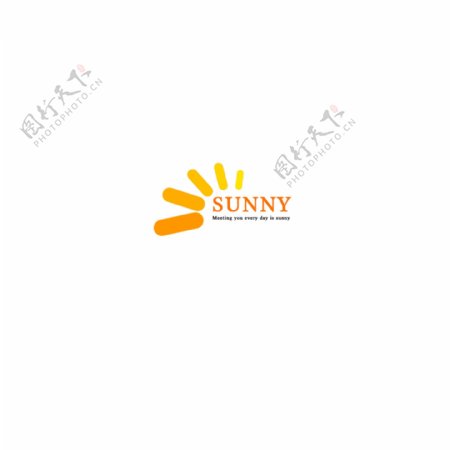 温暖阳光创意logo