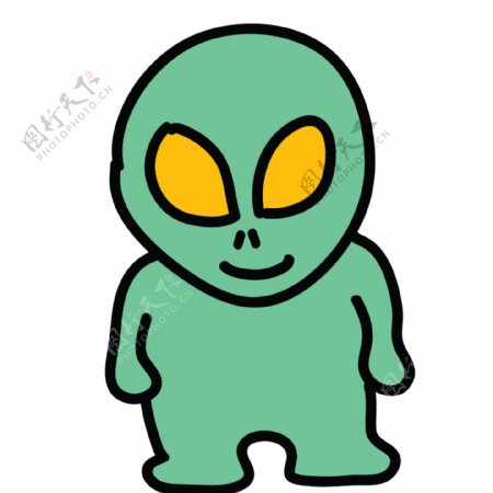绿色怪兽外星人icon图标