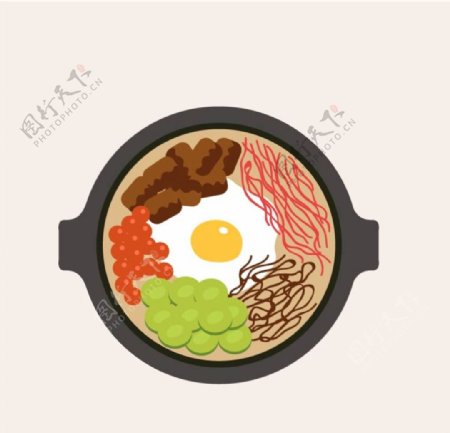 卡通日韩料理