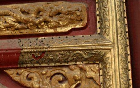 中式门框纹饰花纹