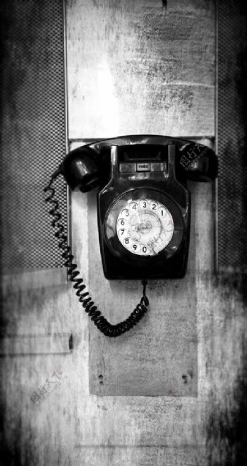 做旧复古电话机