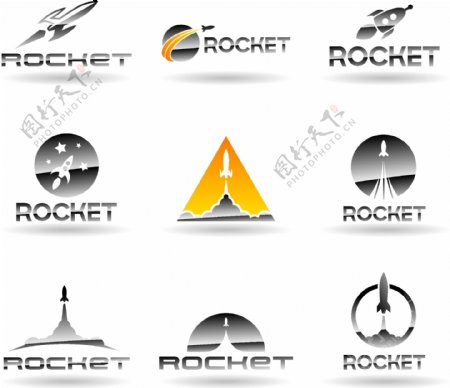 9号火箭矢量图标2通过免费的图标
