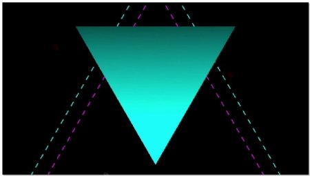 能量三角动态视频素材