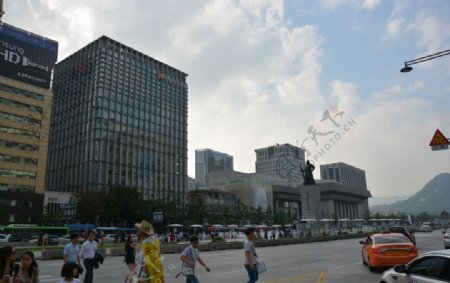 韩国首尔光华门广场