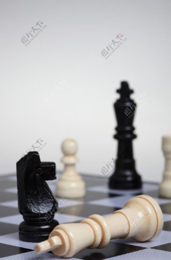 国际象棋国王和皇后图