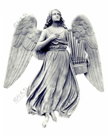 天使的雕刻