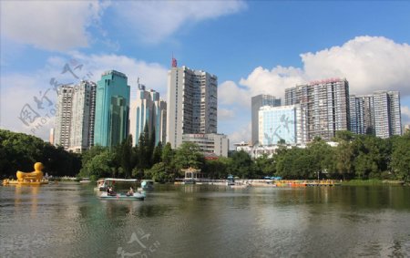 深圳荔枝公园划船